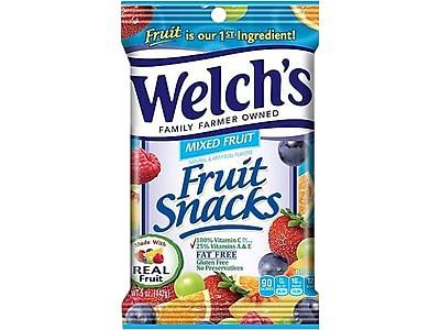 Welch's Gluten Free Mixed Fruit Snacks, 5 oz., 12 Packs/Box (WMF12)