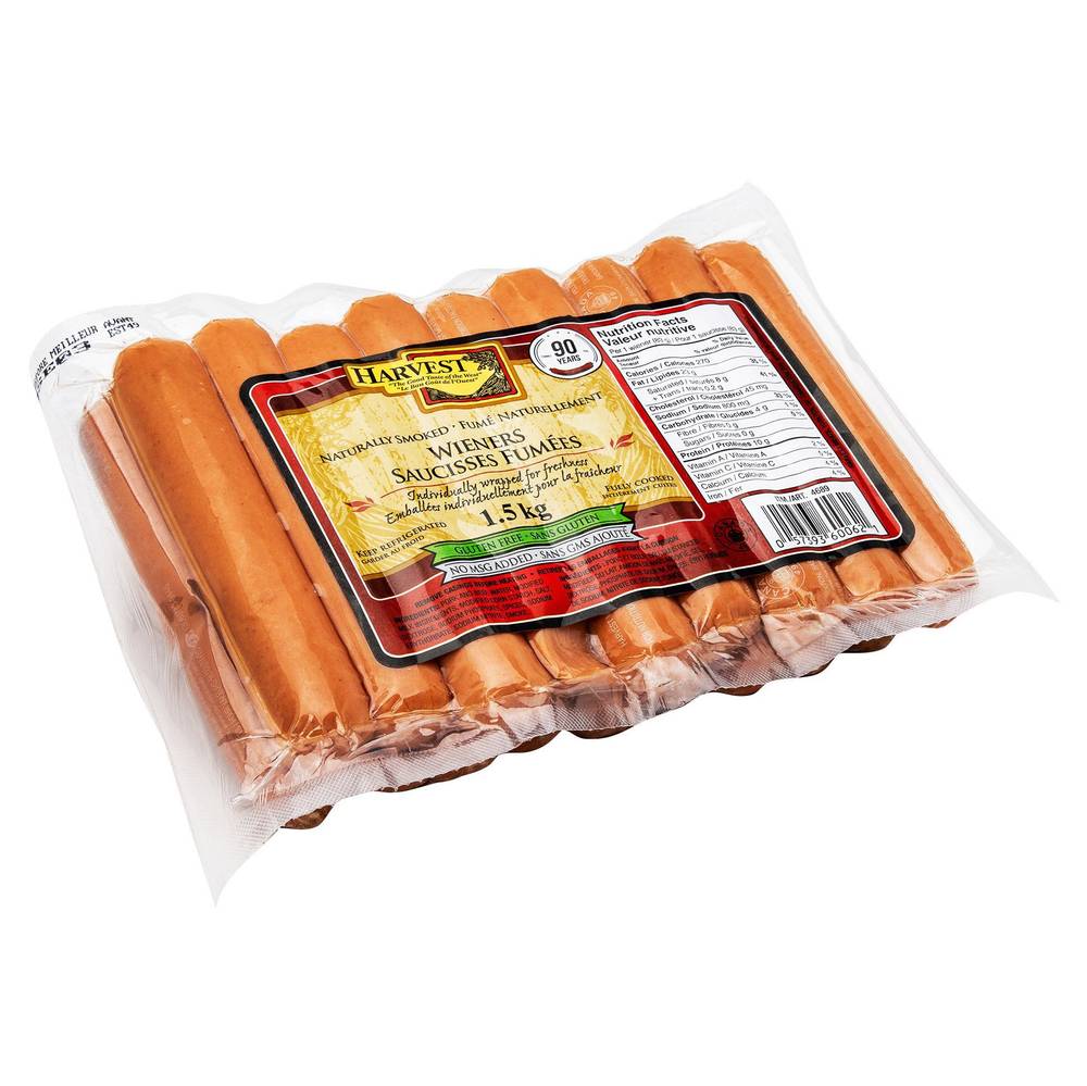 Harvest Meats Bbq Wieners, 1.5 Kg