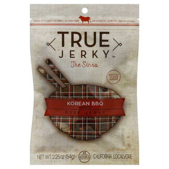 True Jerky Korean Bbq Flavored Beef Jerky (2.2 oz)