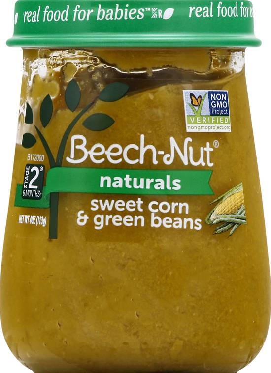 Beech-Nut Naturals Sweet Corn & Green Beans Baby Food