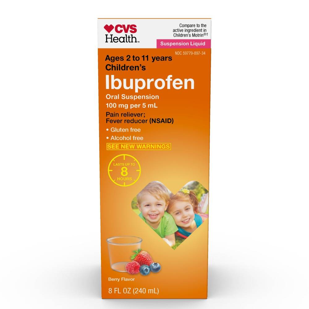 Cvs Health Children's Ibuprofen Oral Suspension ( berry)