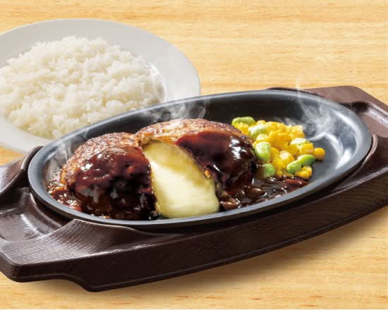チーズINハンバーグ弁当 Cheese IN Hamburg Steak Bento