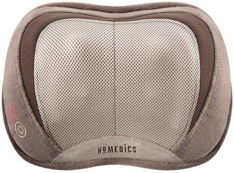 Homedics Shiatsu and Vibration Massage Pillow 3d (homedics dual massage pillow is versatile, can be used for the neck, back and shoulders)