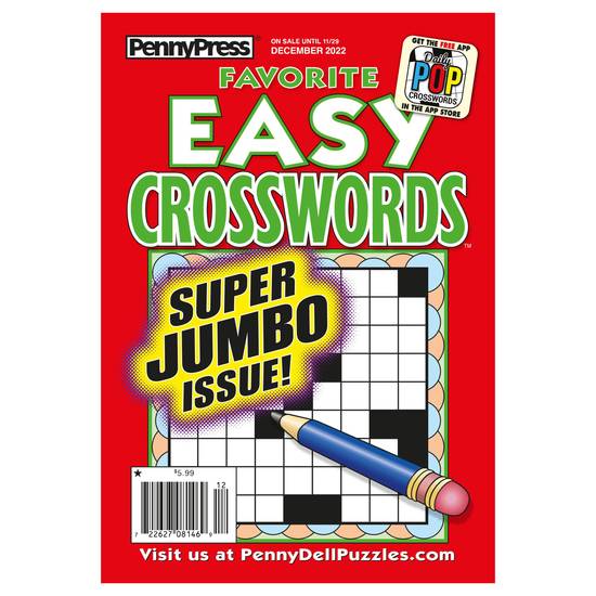 Penny Press Fast & Easy Crosswords Magazine