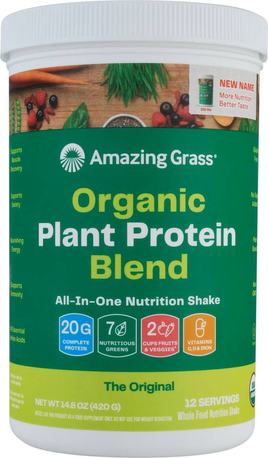 Amazing Grass Organic Plant Protein Blend (14.8 oz)