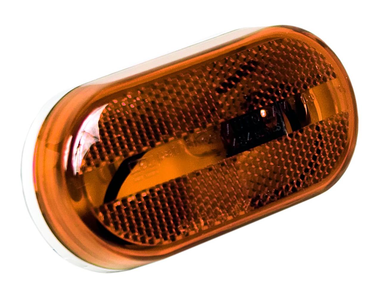 Hopkins 4-1/8\" Oblong Clearance/side Marker, Amber | B484W1A