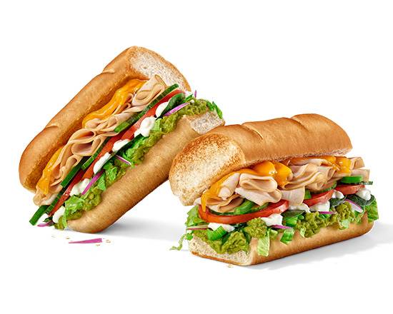 Dinde et purée d’avocat  12" / Footlong Smashed Avocado & Turkey Sub