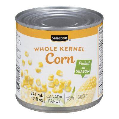 Selection Whole Kernel Corn (341 ml)