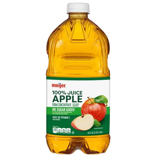 Meijer 100% Apple Juice (64 fl oz)