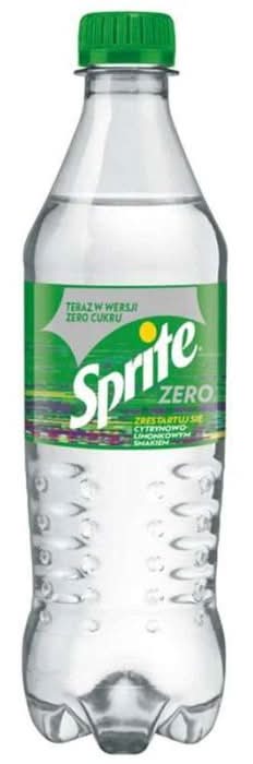 Napój gazowany Sprite Zero bez cukru 500 ml butelka