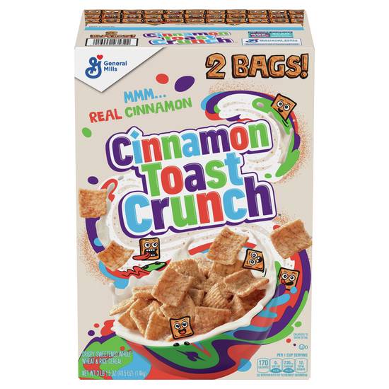 Cinnamon Toast Crunch Real Cinnamon Cereal (49.5 oz)