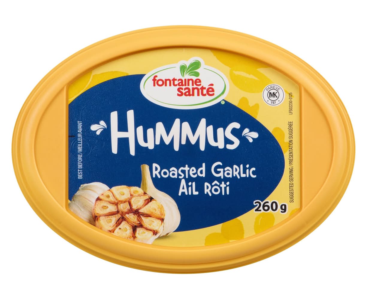 Fontaine Santé Roasted Garlic Hummus (260 g)