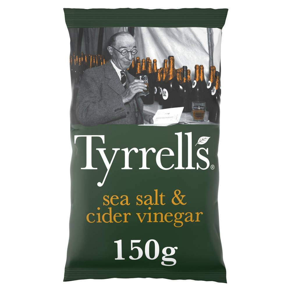 SAVE £1.25 Tyrrells Cider Vinegar & Salt Sharing Crisps 150g