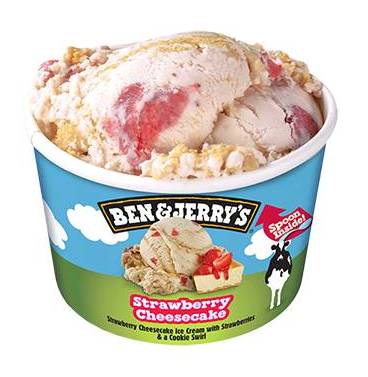 Ben & Jerry's Strawberry Cheesecake Ice Cream 100ml