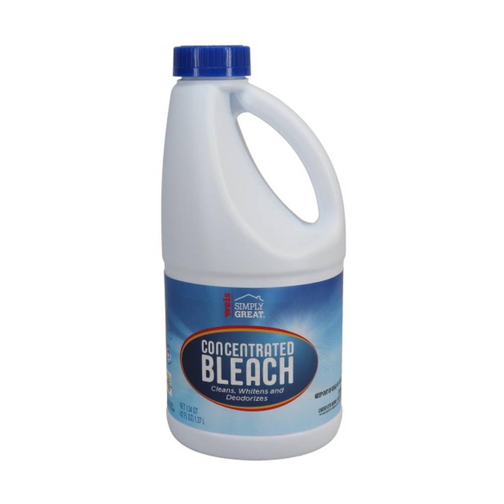 Weis Simply Great Liquid Bleach Concentrated (1.34 qt)