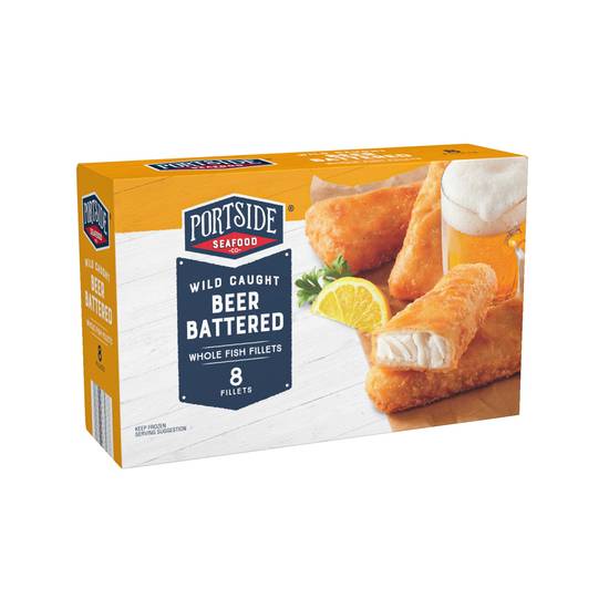 Portside Wild Caught Whole Fish Fillets (beer battered)