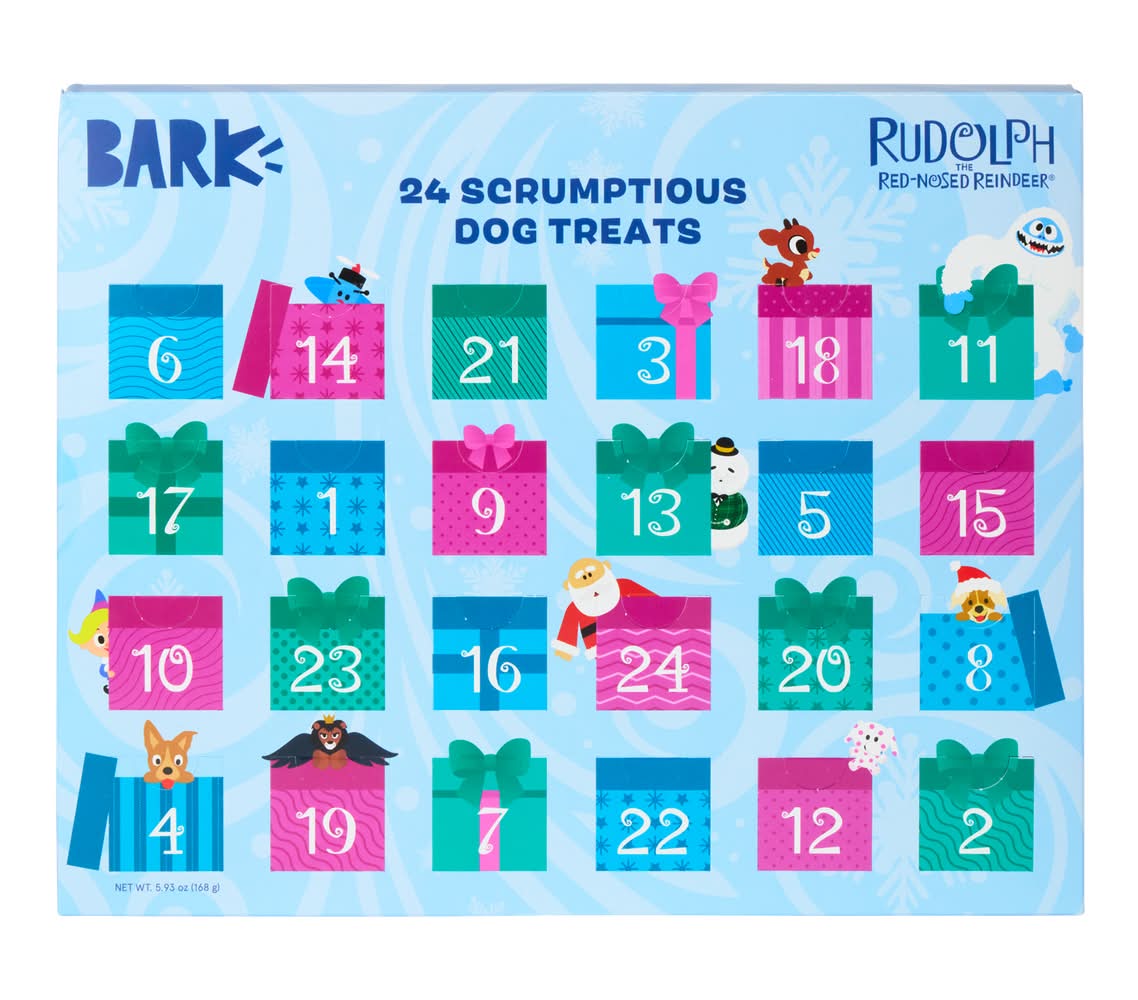 Bark Rudolph Dog Treat Advent Calendar