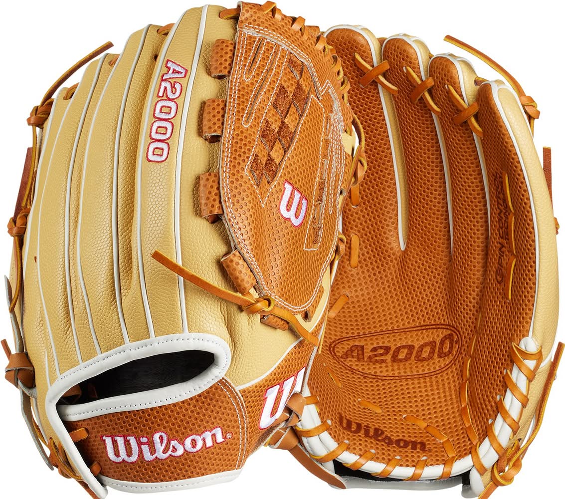 Wilson 12.5'' V125 A2000 SuperSkin™ Series Fastpitch Glove w/ Spin Control™ (Blonde/Tan)