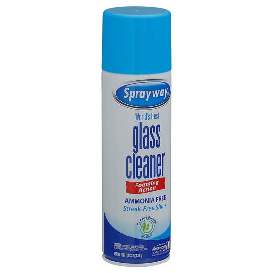Sprayway Foaming Action Clean Fresh Scent Glass Cleaner