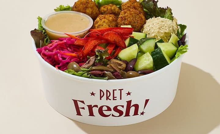 Mediterranean Mezze Salad with Pret's Simple Vinaigrette