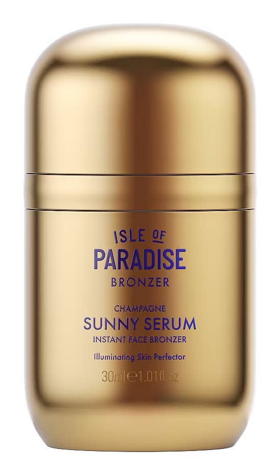 Isle of Paradise Sunny Serum Instant Face Bronzer Champagne 1.01 Fl. Oz/30 Ml