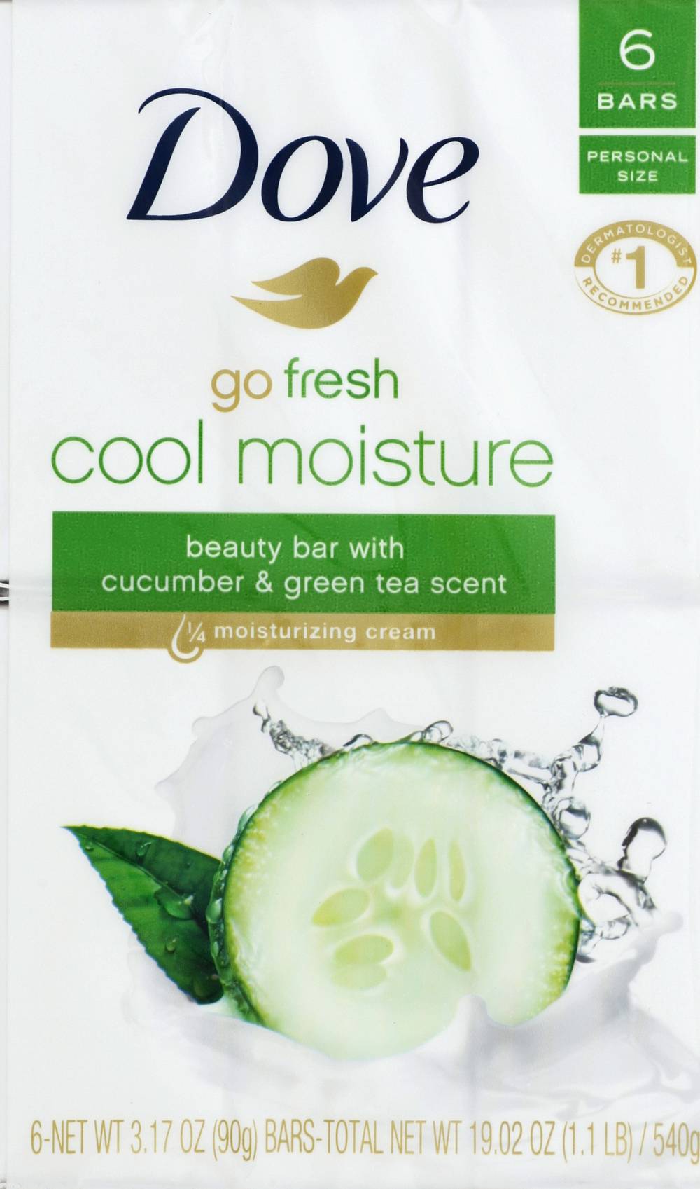 Dove Go Fresh Cool Moisture Beauty Bar (6 ct)