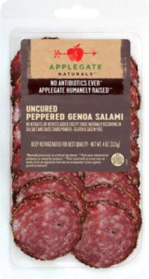 Applegate Naturals Uncured Peppered Genoa Salami