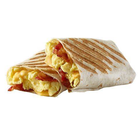 Bacon Egg and Cheese Grilled Wrap