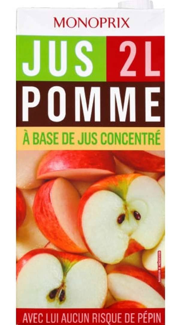 Monoprix - Jus, pomme (2L)