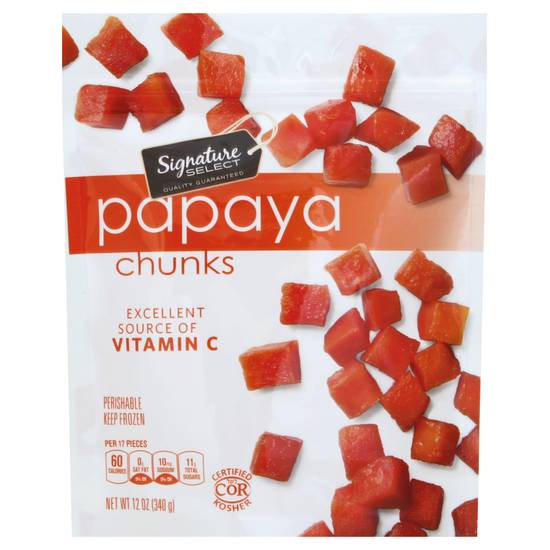 Signature Select Papaya Chunks (12 oz)