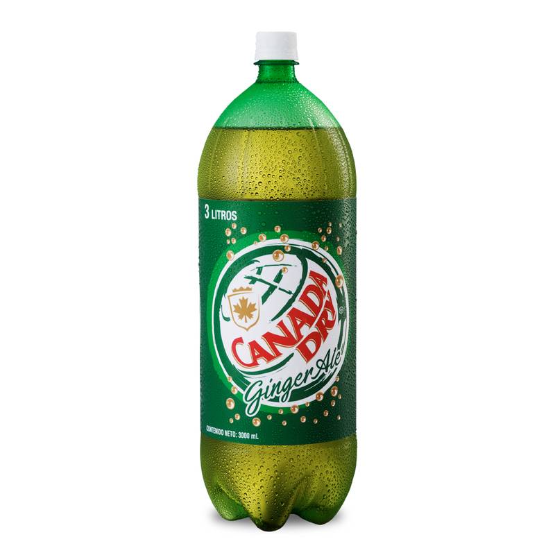 Canada dry gaseosa ginger ale (3 l)