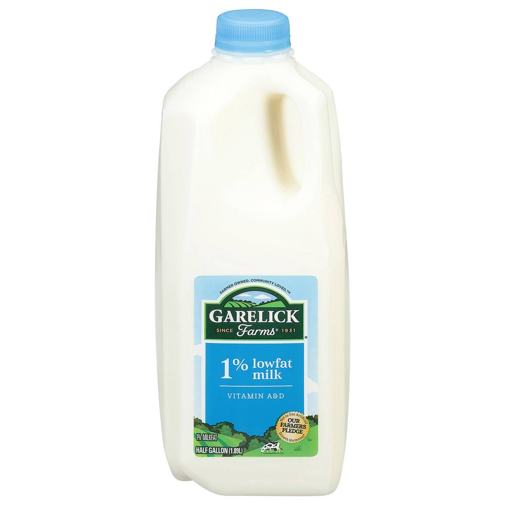 Garelick Farms Dairy Pure Lowfat Half Gallon Milk (0.5 gal)