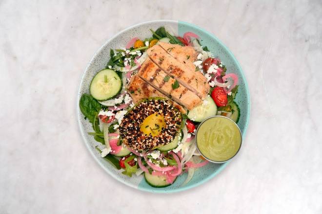 Summer Chicken and Greens Salad