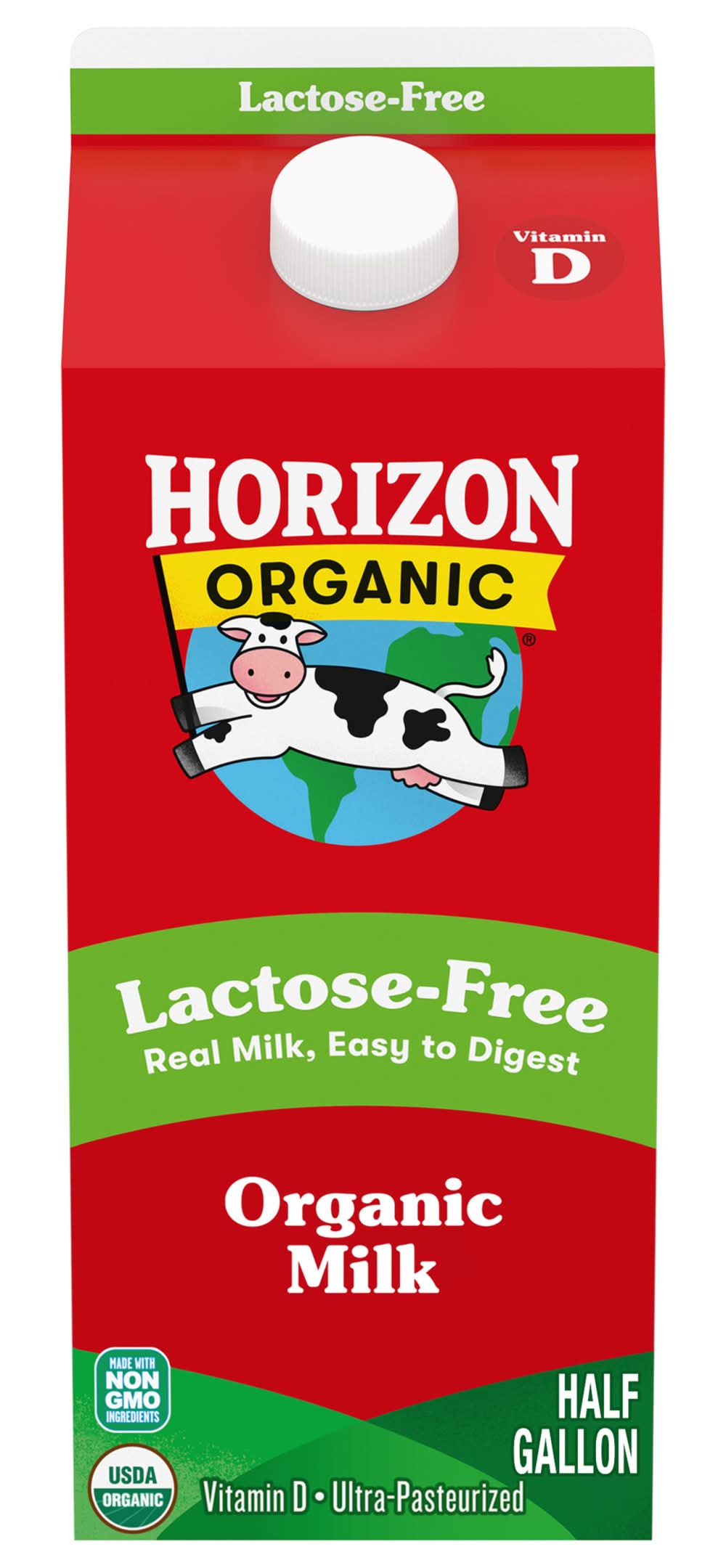 Horizon Organic Lactose Free Whole Milk (0.5 gal)