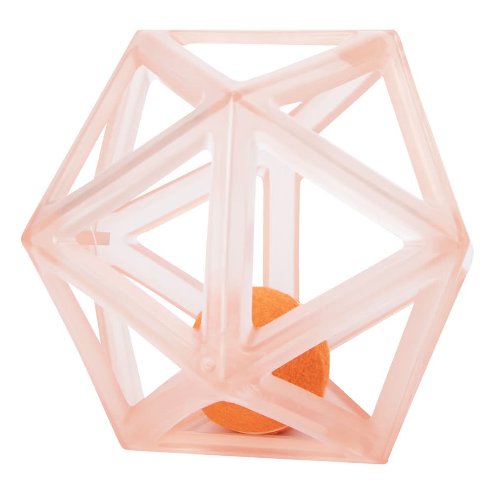 Geometric Dog Toy Orange