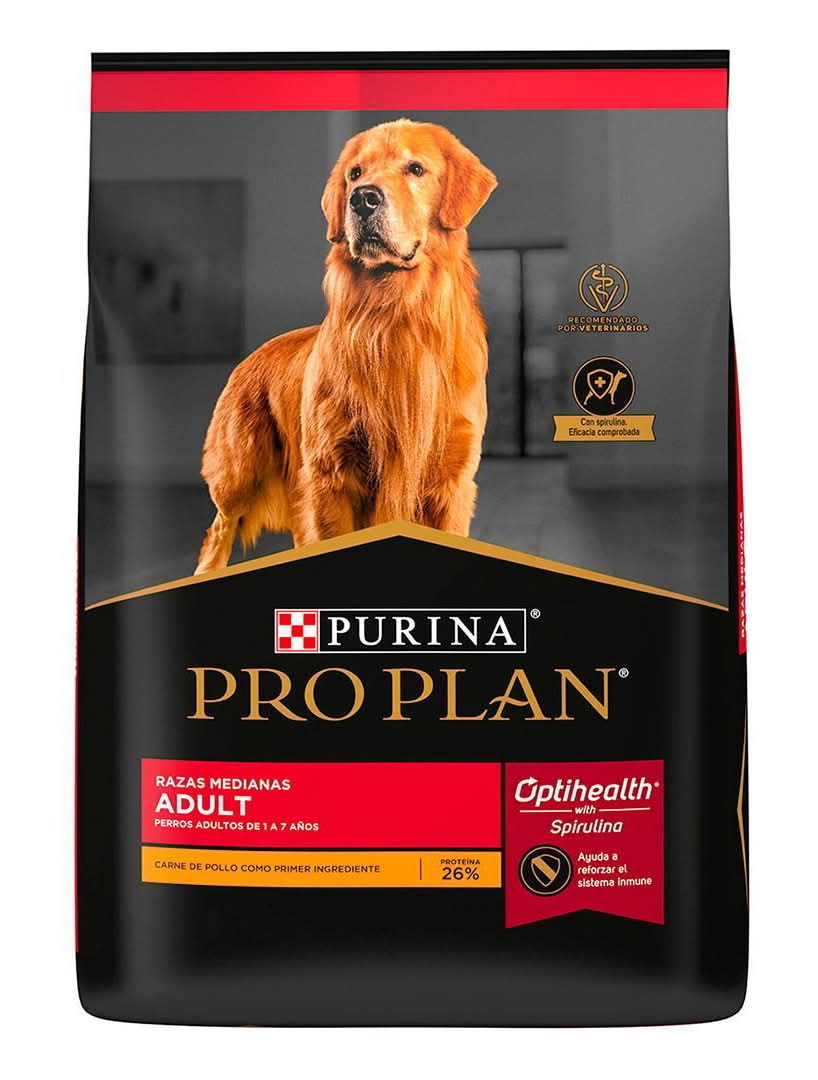Purina Pro Plan · Optihealth alimento seco para perros, pollo, Adultos-Razas Medianas (15 kg)