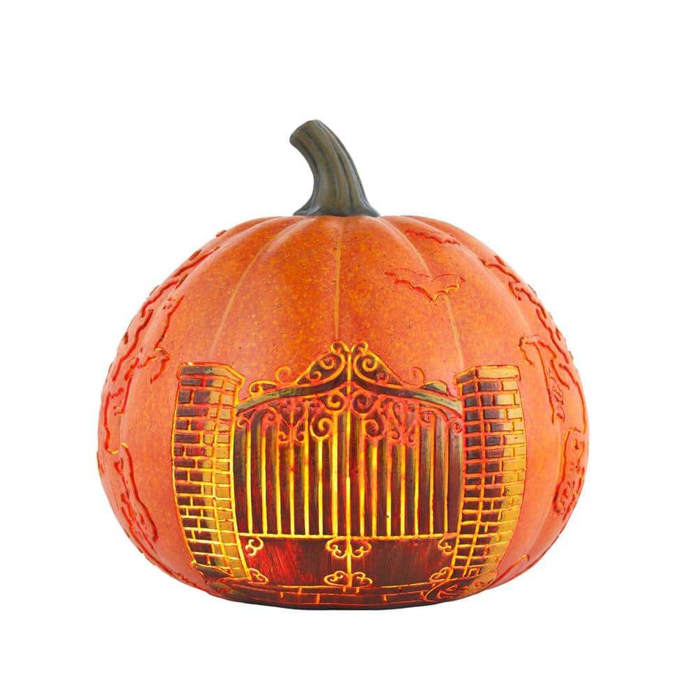 Home Accents Holiday 10 In. Led Reaper Jack-O-Lantern