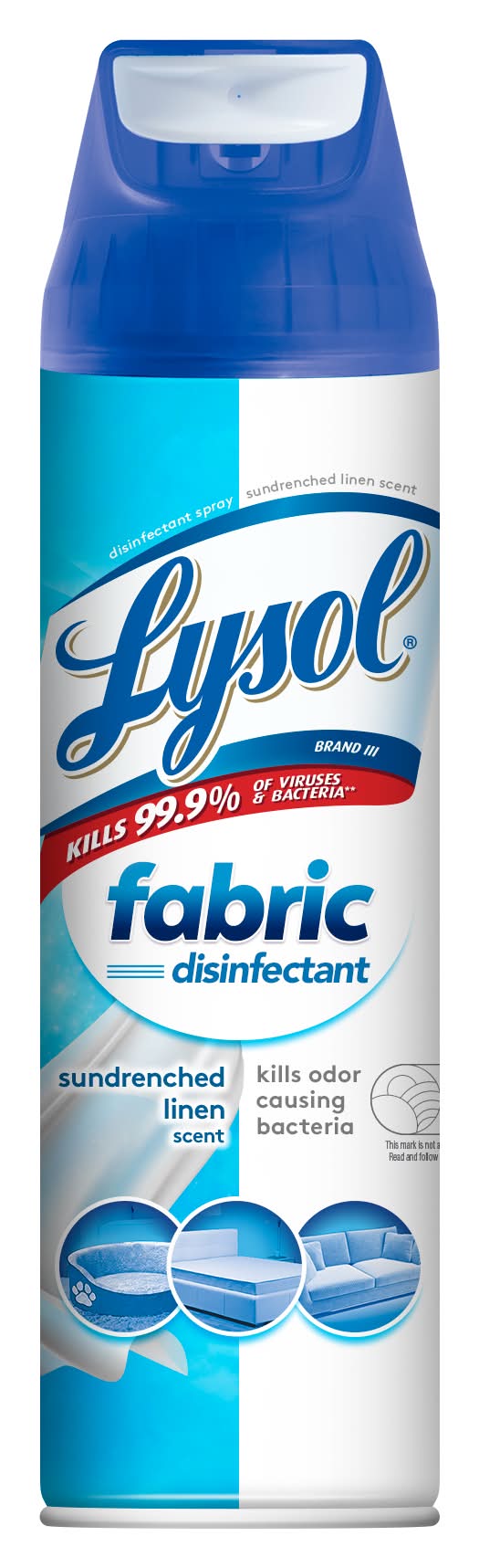 Lysol Sundrenched Linen Scent Fabric Disinfectant Spray (15 oz)