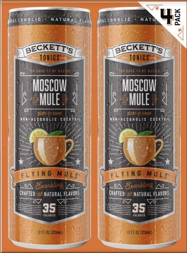 Beckett's Flying Mule Moscow Mule (4 x 11.5 fl oz)