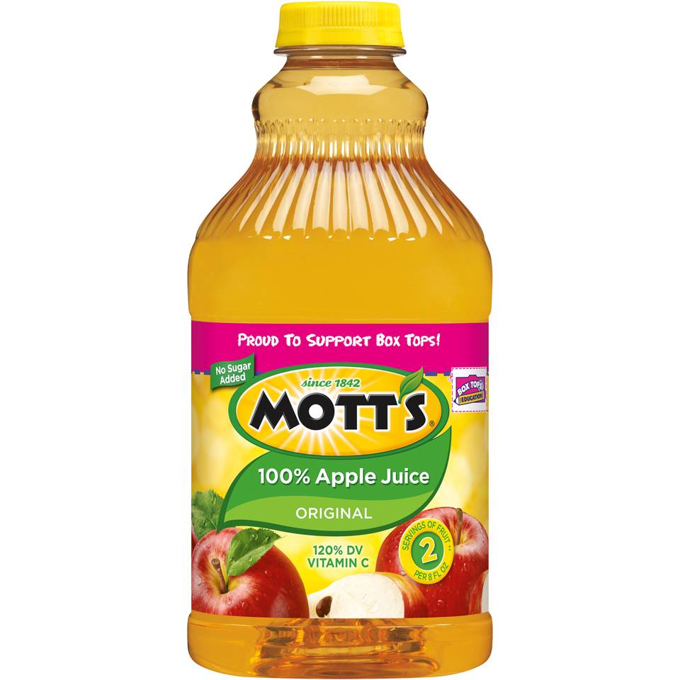 Mott's - Apple Juice - 8/64 oz plastic bottles