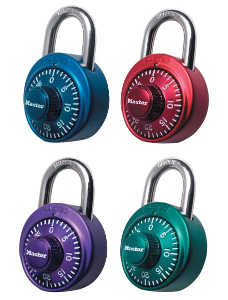 Master Lock® Extreme Color Combination Lock, Assorted Colors (No Color Choice)