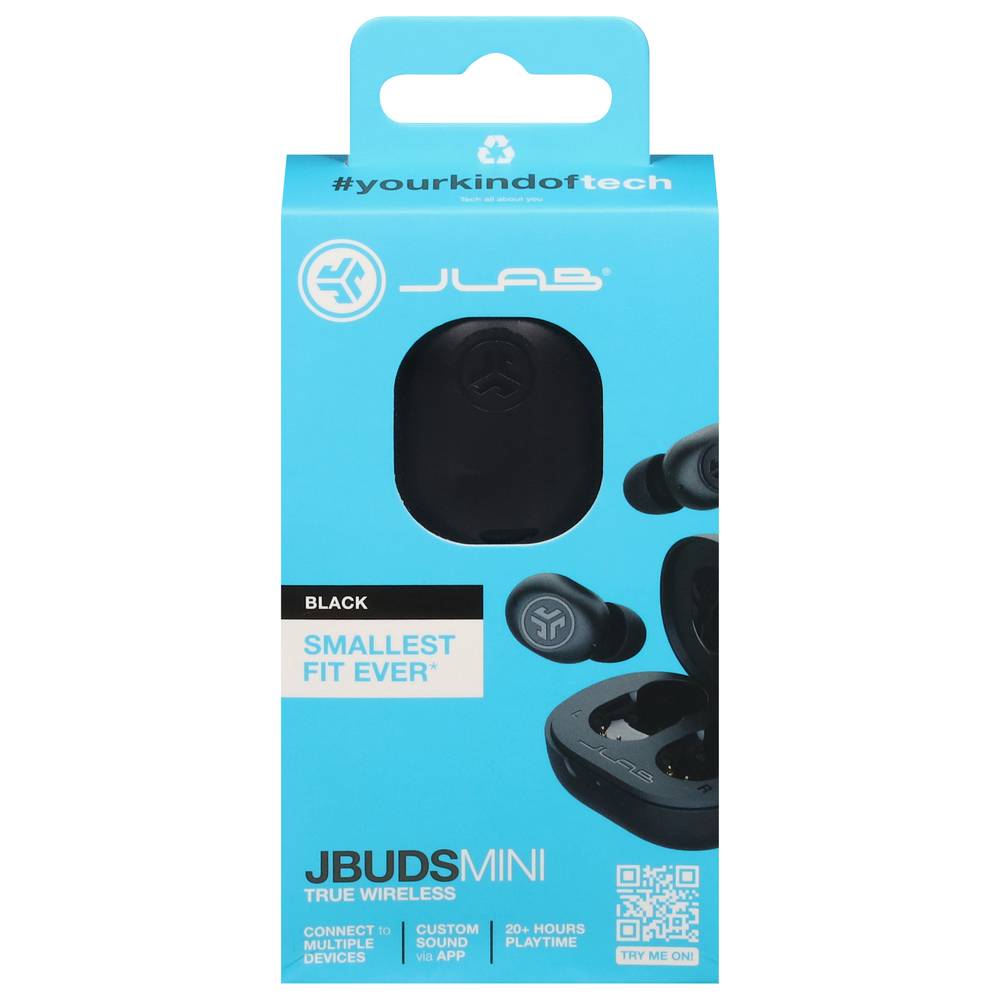 Jlab Jbuds Audio Mini True Wireless Earbuds (black)