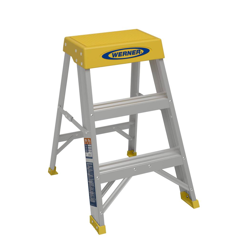 Werner 150B 2-ft Aluminum Type 1a- 300-lb Load Capacity Step Ladder | 150B