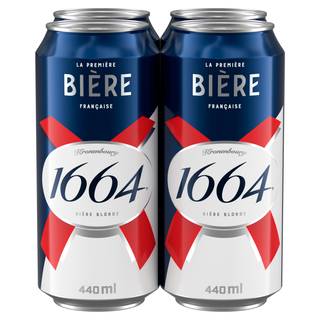 Kronenbourg 1664 Bière Blonde 4 x 440ml