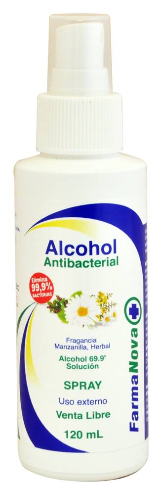 FARMANOVA SOL ALCOHOL MANZANILA *120ML