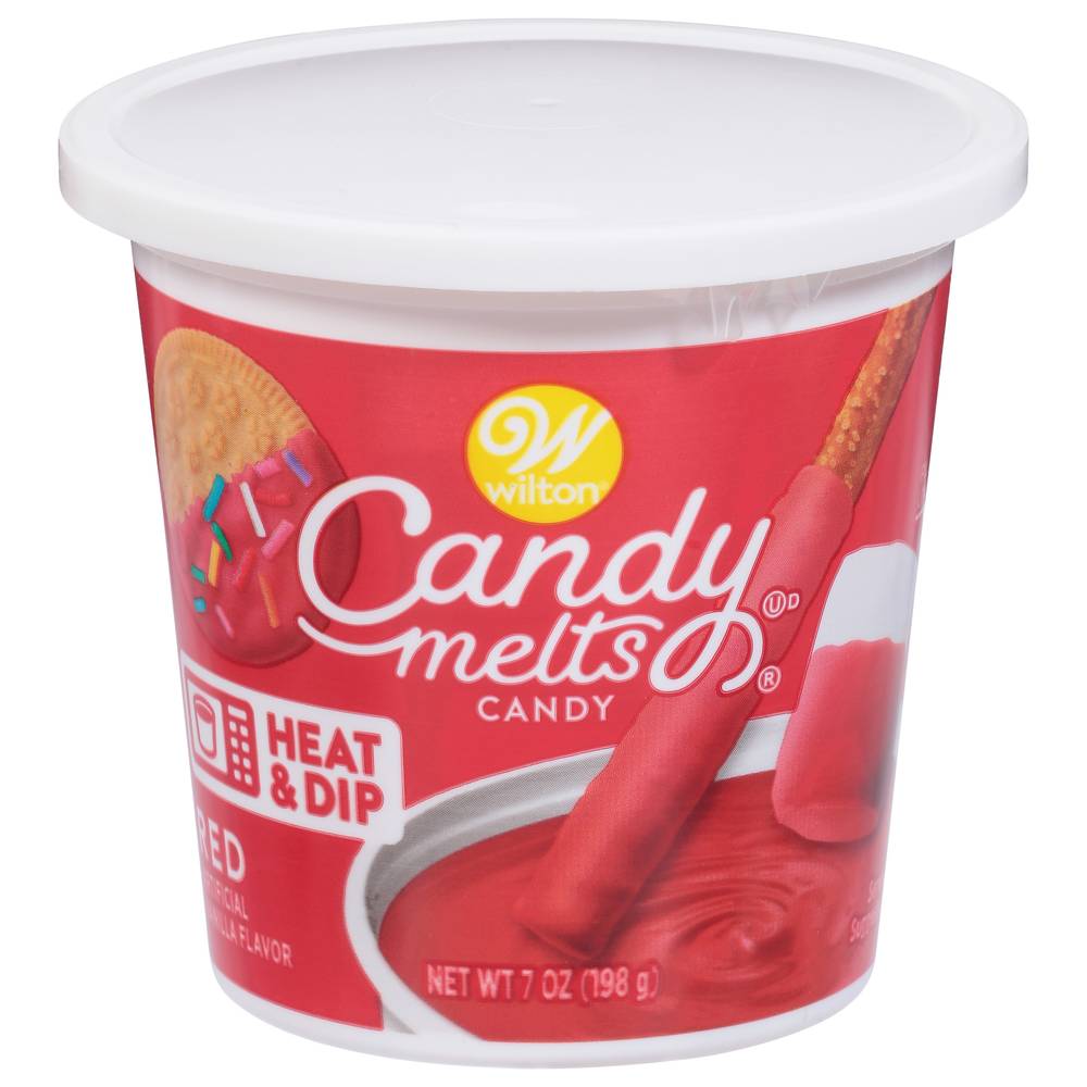 Wilton Candy Melts, Red Vanilla (7 oz)