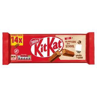 Kit Kat 2 Finger Milk Chocolate Biscuit Bar Multipack 14 Pack