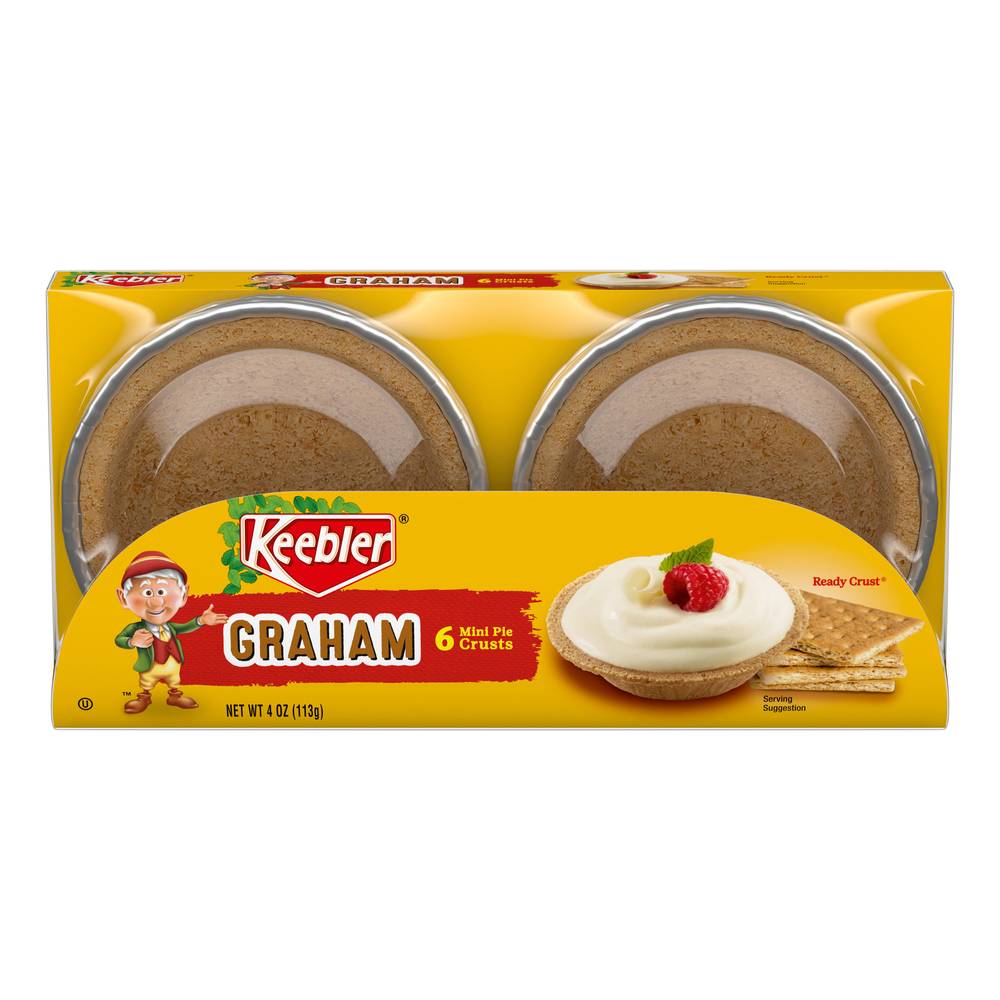 Keebler Graham Mini Pie Crust (0.6 oz, 6 ct)