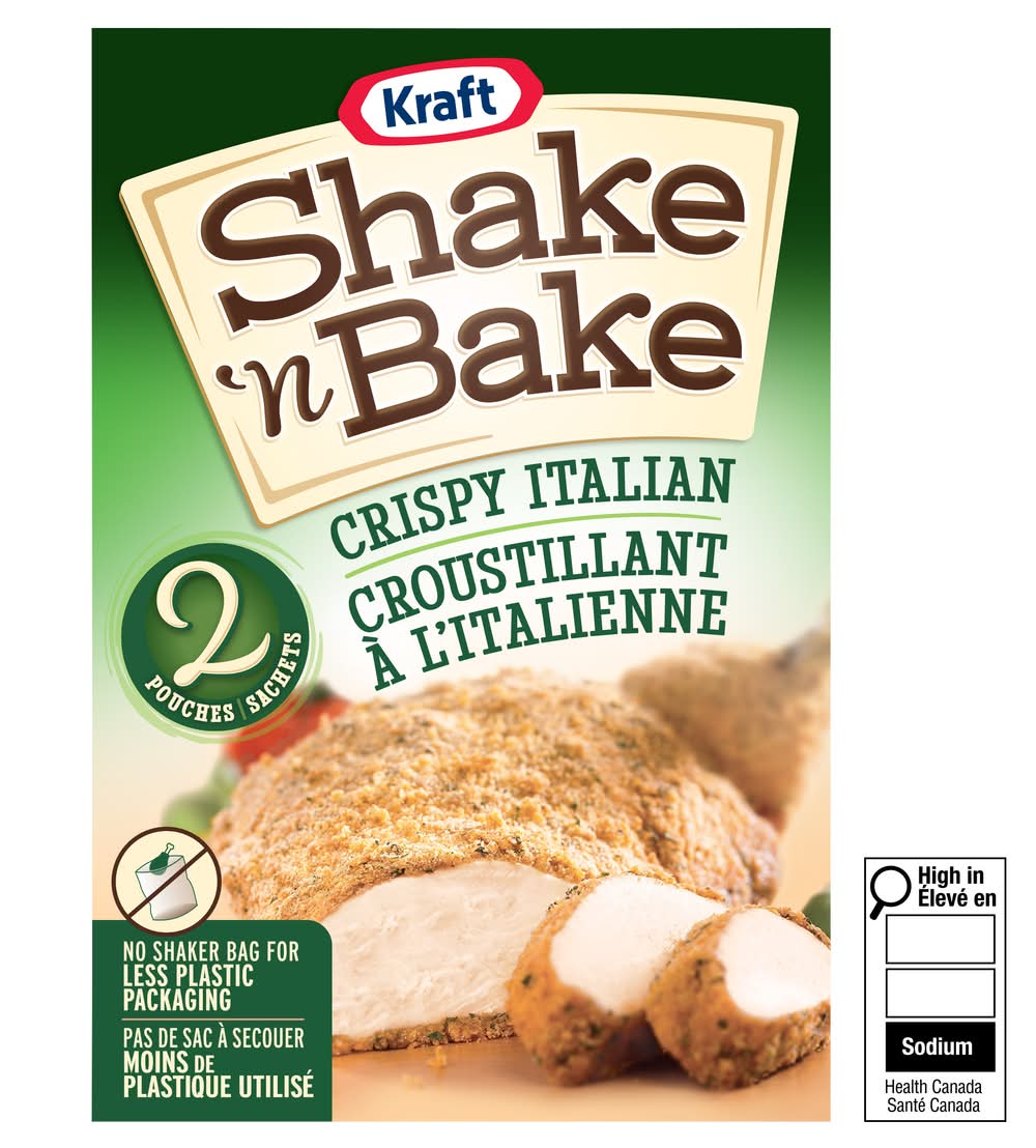 Kraft Shake’N Bake Shake 'N Bake Crispy Italian Coating Mix (142 g)