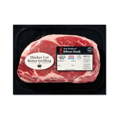 USDA Choice Angus Beef Ribeye Steak - 0.62-1.13 lbs - price per lb - Good & Gather™